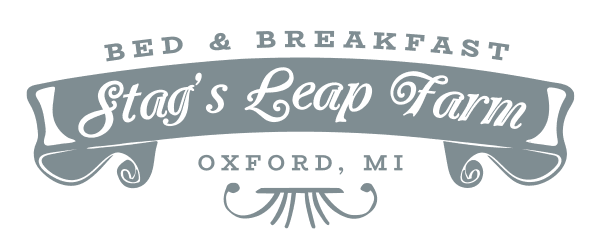 Logo for Stag's Leap Farm Bed & Breakfast located in Oxford, MI.
